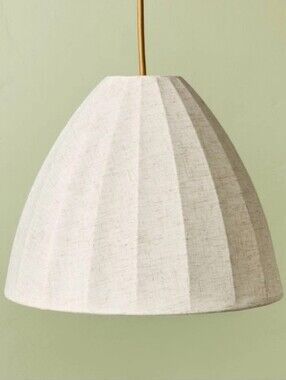 New Hearth And Hand With Magnolia Wood Trumpeted Pendant Light